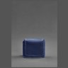 Темно-синее портмоне двойного сложения из винтажной кожи BlankNote (12517) - 5