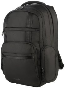 Місткий рюкзак на кожен день із нейлону чорного кольору з відділенням для ноутбука до 17" Tucano Sole Gravity AGS 103503