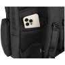Вместительный рюкзак на повседнев из нейлона черного цвета с отделением для ноутбука до 17" Tucano Sole Gravity AGS 103503 modnotak фото - 9