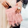 Женская сумка кроссбоди розового цвета BlankNote Fleco (12662) - 5