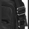 Практичная мужская кожаная сумка через плечо в черном цвете Borsa Leather (21904) - 4