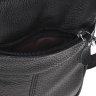 Практичная мужская кожаная сумка через плечо в черном цвете Borsa Leather (21904) - 6