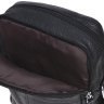 Практичная мужская кожаная сумка через плечо в черном цвете Borsa Leather (21904) - 7