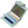 Стильный женский кошелек из натуральной кожи фисташкового цвета Tony Bellucci (2421986) - 4