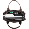 Мужская кожаная сумка-портфель в коричневом цвете Vintage (20004) - 6