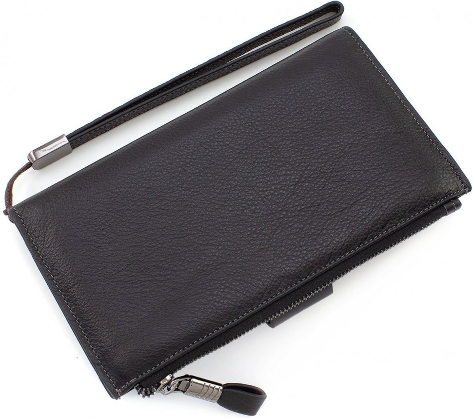 Шкіряний дорожній гаманець для подорожей Marco Coverna (1426 black)