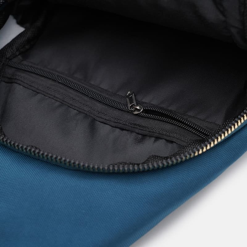 Текстильная сумка слинг для женщин с цветочным декором Monsen 104503 синего цвета modnotak фото №5