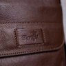 Мужская кожаная сумка-планшет с клапаном коричневого цвета SHVIGEL (19114) - 6