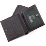 Тонкий чоловічий гаманець на кнопці MD Leather (18564) - 3