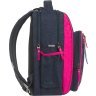Модний шкільний рюкзак для дівчаток із текстилю з принтом кролика Bagland 55703 - 2