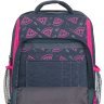 Модний шкільний рюкзак для дівчаток із текстилю з принтом кролика Bagland 55703 - 4
