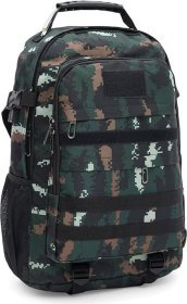 Военный тактический рюкзак из текстиля с принтом пиксель Monsen (56003)