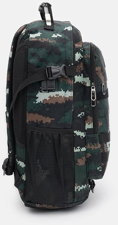 Військовий тактичний рюкзак із текстилю з принтом піксель Monsen (56003)
