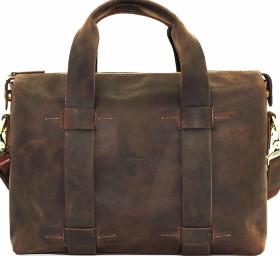 Мужская сумка с ручками коричневого цвета VATTO (11645)