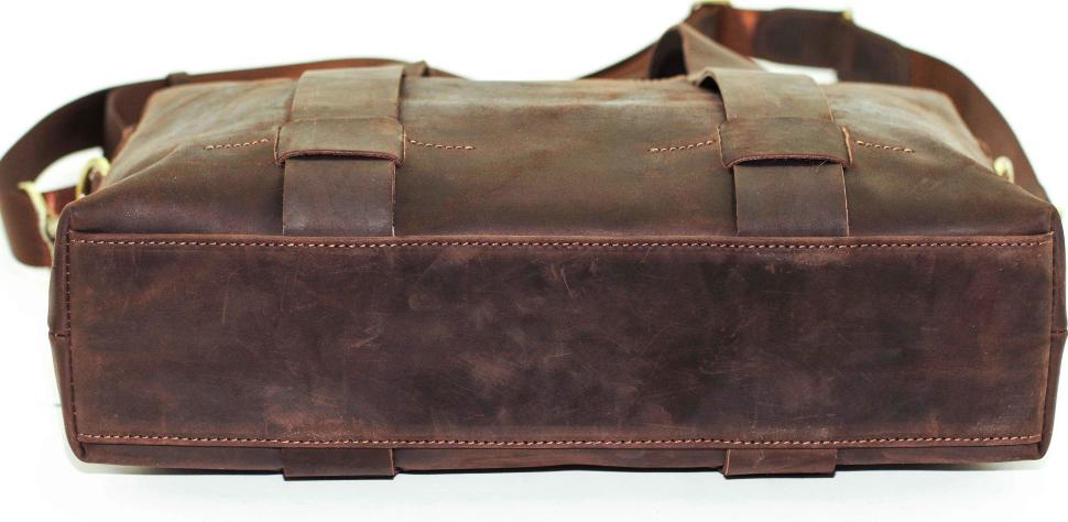 Чоловіча сумка з ручками коричневого кольору VATTO (11645)