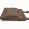 Мужская наплечная сумка коричневого цвета VATTO (11845) - 4