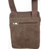 Мужская наплечная сумка коричневого цвета VATTO (11845) - 5