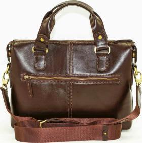 Мужская коричневая сумка из гладкой кожи VATTO (11944) - 2
