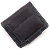 Черный кожаный кошелек с хлястиком на магните ST Leather 1767303 - 3