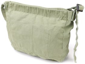 Повседневная вместительная текстильная женская сумка фисташкового цвета через плечо Vintage 97603