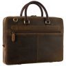 Мужская сумка из винтажной кожи для ноутбука до 13" Visconti ML50 Carl коричневого цвета 108003 modnotak фото - 4