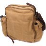 Пісочна чоловіча текстильна сумка через плече з чохлом для води Vintage 2422210 - 2