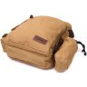 Пісочна чоловіча текстильна сумка через плече з чохлом для води Vintage 2422210 - 3