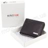 Шкіряний чорний гаманець на блискавки KARYA (0962-45) - 9