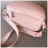 Кожаная женская сумка-бананка среднего размера в розовом цвете BlankNote Vacation 79103 - 5