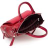 Красная женская сумка из натуральной кожи среднего размера KARYA (19623) УЦЕНКА! - 7