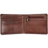 Добротное мужское портмоне из коричневой кожи с RFID-защитой Visconti Roland 69203 - 4