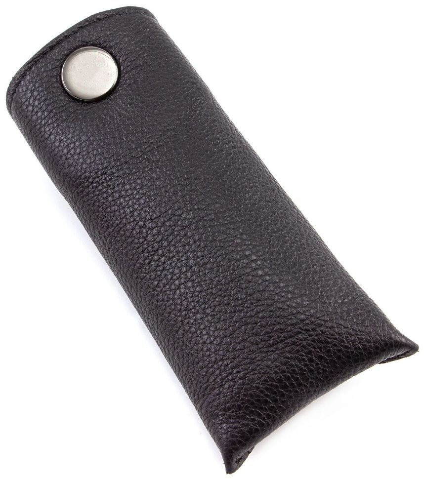 Чорна шкіряна ключниця для маленьких ключів H.T Leather (16739)