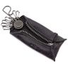 Чорна шкіряна ключниця для маленьких ключів H.T Leather (16739) - 2