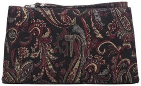 Женская кожаная косметичка с цветочными узорами Desisan 80704