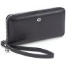 Лаковий жіночий гаманець горизонтального типу із натуральної шкіри під рептилію ST Leather 70804