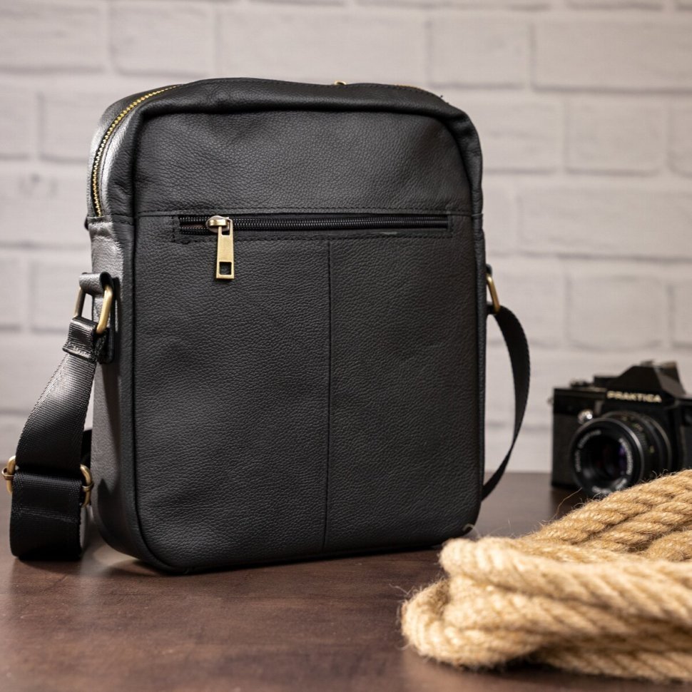 Стильная мужская сумка из натуральной фактурной кожи VINTAGE STYLE (14649) фото №5 Стильная мужская сумка из натуральной фактурной кожи VINTAGE STYLE (14649) modnotak фото №5