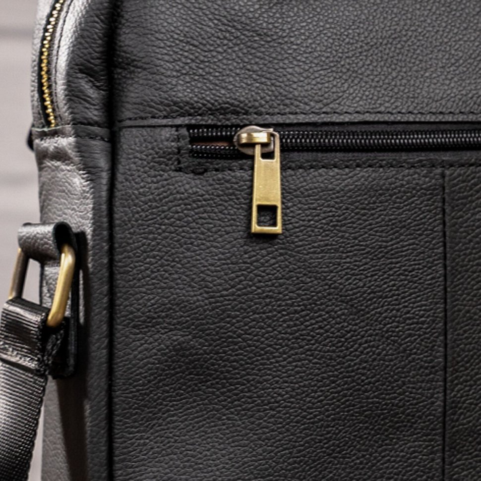 Стильная мужская сумка из натуральной фактурной кожи VINTAGE STYLE (14649) фото №6 Стильная мужская сумка из натуральной фактурной кожи VINTAGE STYLE (14649) modnotak фото №6