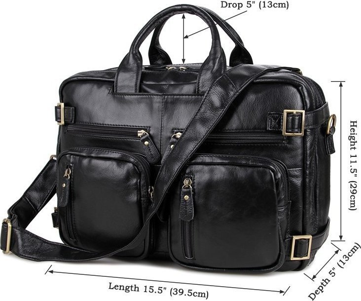 Функціональна чоловіча сумка трансформер з кишенями VINTAGE STYLE (14219) фото №9 Функціональна чоловіча сумка трансформер з кишенями VINTAGE STYLE (14219) modnotak фото №9