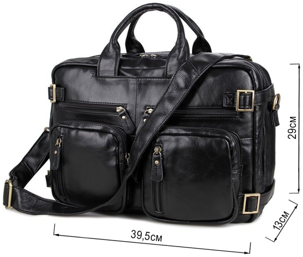 Функціональна чоловіча сумка трансформер з кишенями VINTAGE STYLE (14219) фото №10 Функціональна чоловіча сумка трансформер з кишенями VINTAGE STYLE (14219) modnotak фото №10