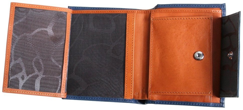 Вертикальное портмоне без застежки Beverly Hills из натуральной кожи Vip Collection 102504 modnotak фото №7