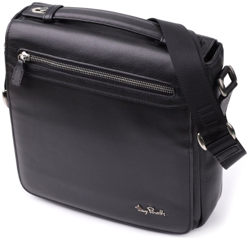 Мужская кожаная наплечная сумка-барсетка с дополнительной ручкой для ношения в руке Tony Perotti Италия 103304 фото №1 Мужская кожаная наплечная сумка-барсетка с дополнительной ручкой для ношения в руке Tony Perotti Италия 103304 modnotak фото №1