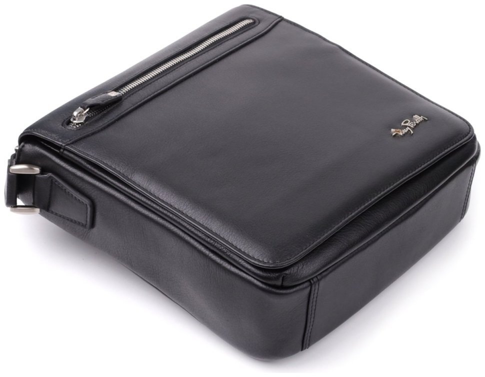 Мужская кожаная наплечная сумка-барсетка с дополнительной ручкой для ношения в руке Tony Perotti Италия 103304 фото №5 Мужская кожаная наплечная сумка-барсетка с дополнительной ручкой для ношения в руке Tony Perotti Италия 103304 modnotak фото №5