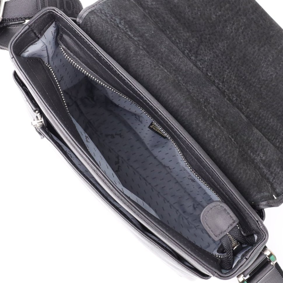 Мужская кожаная наплечная сумка-барсетка с дополнительной ручкой для ношения в руке Tony Perotti Италия 103304 фото №7 Мужская кожаная наплечная сумка-барсетка с дополнительной ручкой для ношения в руке Tony Perotti Италия 103304 modnotak фото №7