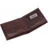 Темно-коричневое портмоне из фактурной кожи без фиксации Tony Bellucci (10688) - 6
