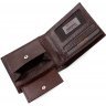 Темно-коричневе портмоне з фактурної шкіри без фіксації Tony Bellucci (10688) - 7