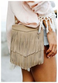 Светло-бежевая сумка кроссбоди из натуральной кожи BlankNote Fleco (12663)