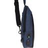 Чоловіча вертикальна сумка-слінг синього кольору з поліестеру Remoid (21944) - 4