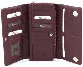 Уценка! Женский клатч-кошелек из натуральной кожи Karya (17003)