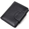 Середній жіночий гаманець із натуральної шкіри в класичному чорному кольорі Tony Bellucci (2421987) - 1