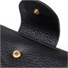 Середній жіночий гаманець із натуральної шкіри в класичному чорному кольорі Tony Bellucci (2421987) - 3